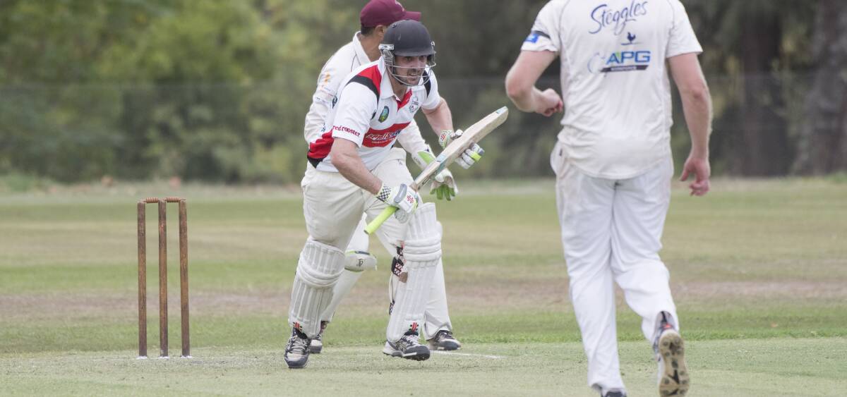 HIGH PERFORMANCE: Norths No.4 Michael Rixon en route to a century in his side's loss to Wests. Photo: Peter Hardin 