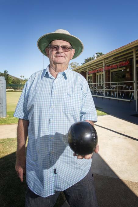'GOOD NEWS': Zone 3 president Ian Bannister is chuffed about bowls resuming. Photo: Peter Hardin