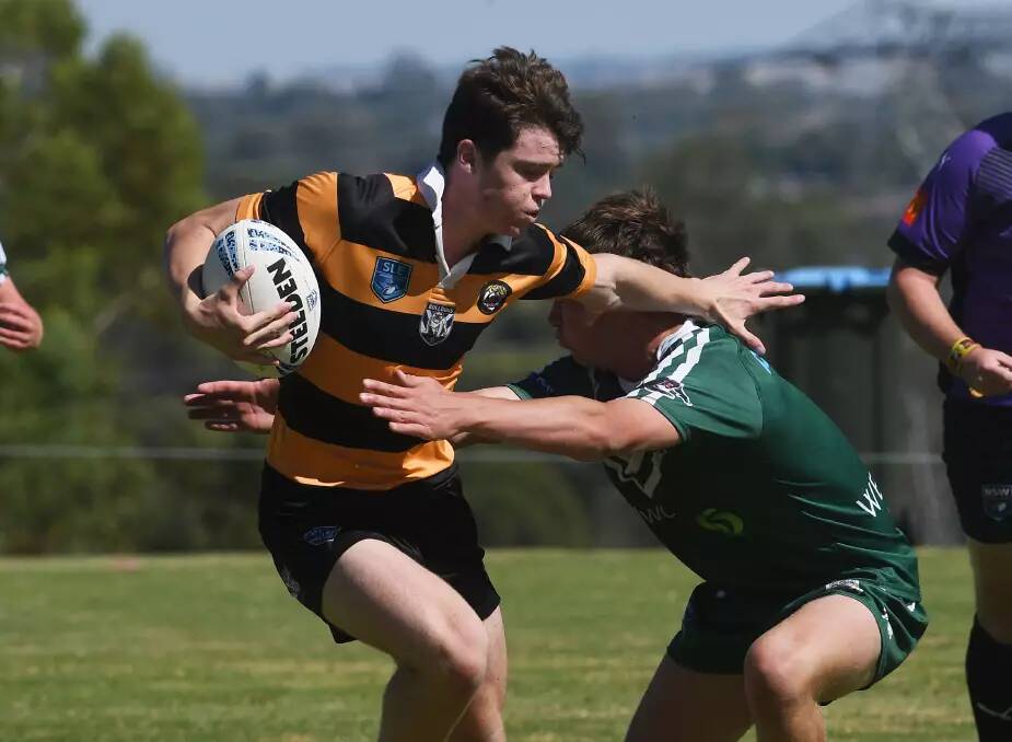 Reece Josephson stars for the Tigers in an Andrew Johns Cup win over the Western Rams at Farrer's John Simpson Oval on March 4, 2023. File picture by Gareth Gardner 