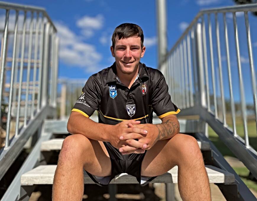 "Honest to God, it would be a dream come true if I could get an NRL team to look at me" ... Kaleb Hope. Picture by Mark Bode