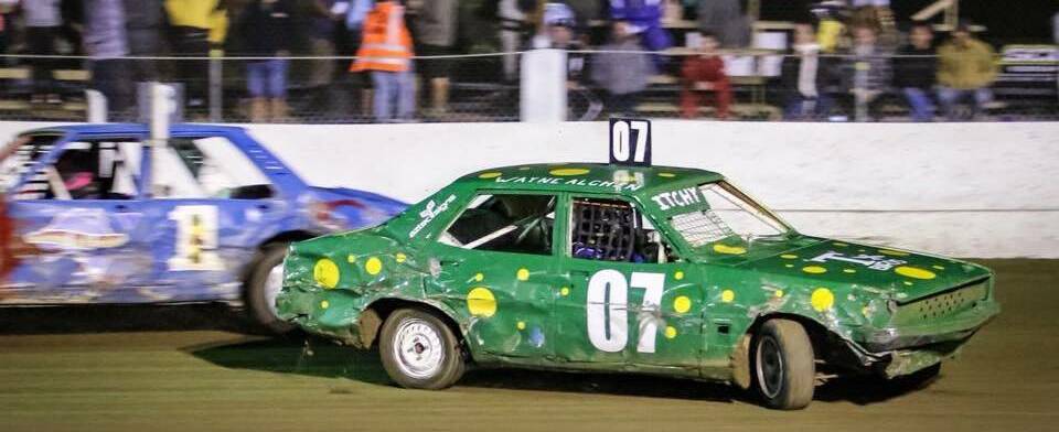 FUEL TO FIRE: Gunnedah Speedway has banned Racing Sedans Australia drivers from competing on its track. Photo: Dirt Track Angel Photography