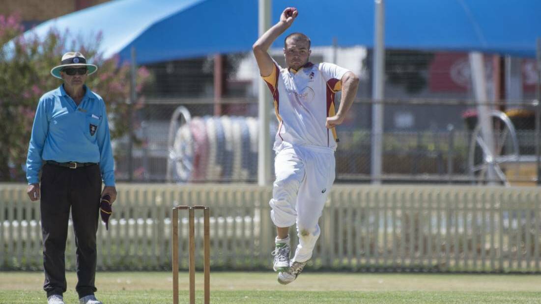 WHAT'S UP, DOC?: City United have three top 10-ranked bowlers, including Tait Jordan (pictured), but their batsmen are struggling.