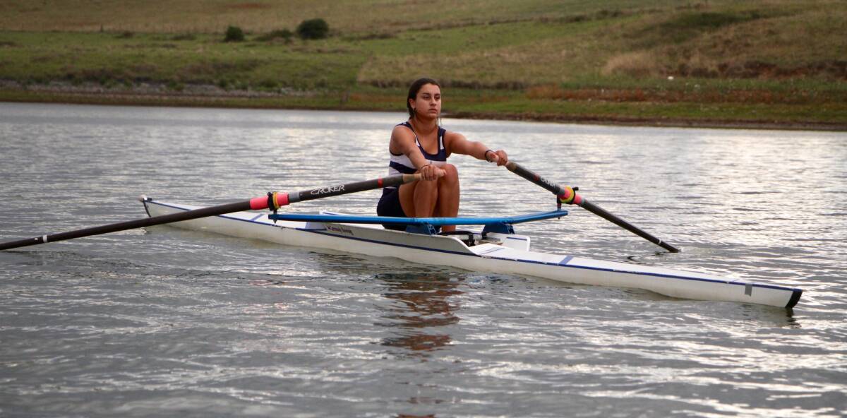 SOLO MISSION: Ramona Nedianu will be rowing a single scull at the Schoolgirl Head of the River, in Sydney, on Saturday.