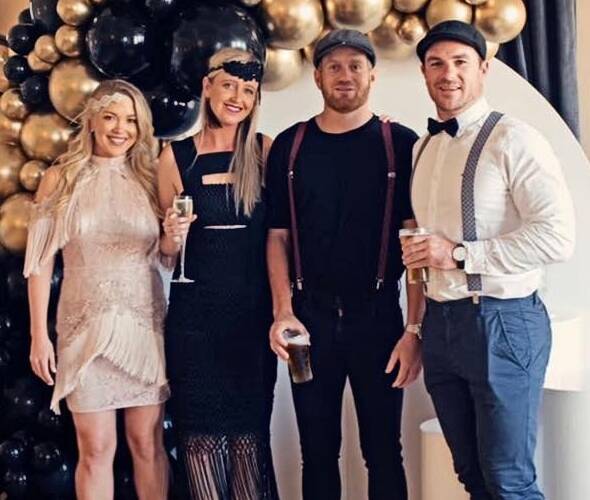 BLESSED UNION: Millie Woolaston (second left) and Scott Blanch (far right) will tie the knot in Tamworth next Saturday. Photo: Facebook