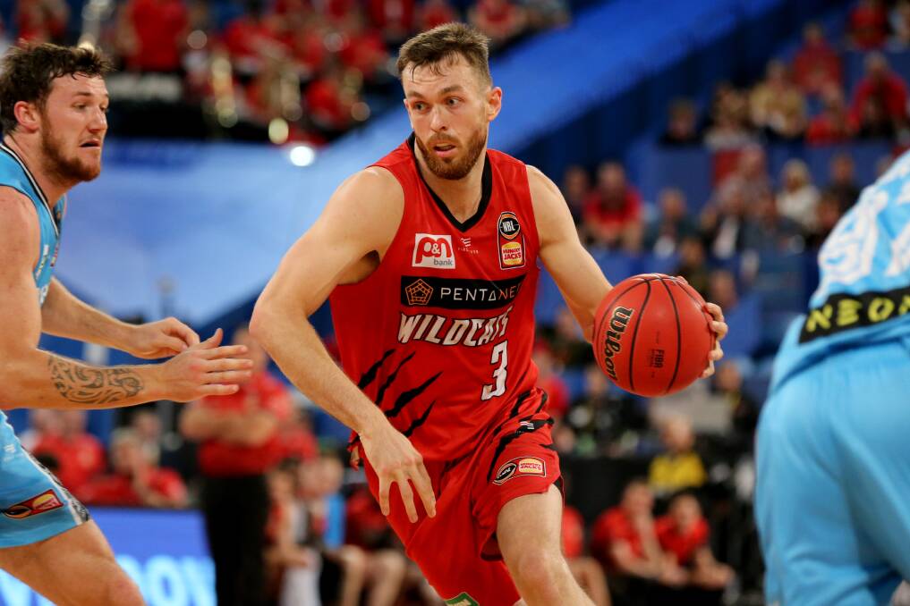 MISSION MAN: Nick Kay is unswerving in his quest to tap all his basketball ability. Photo: Perth Wildcats
