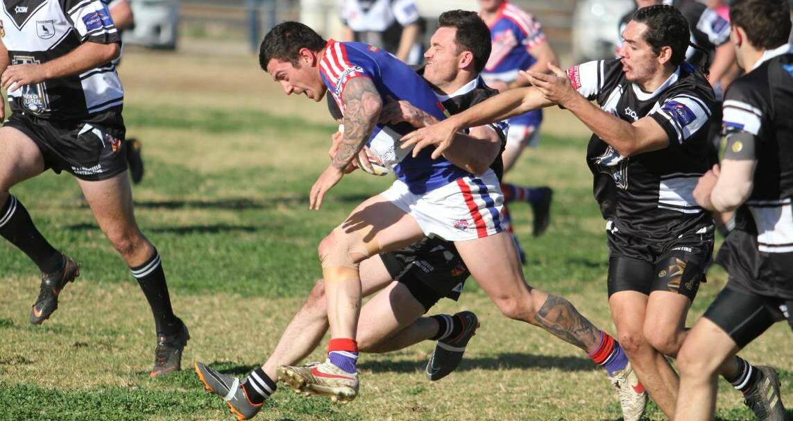 FUZZY MEMORY: The last time Norths and Gunnedah met at Jack Woolaston Oval, Brady was knocked unconscious in a tackle. Photo: Mark Bode