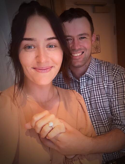 BONDED: Cody Morgan and Lucy Goodsell announce their engagement. Photo: Facebook