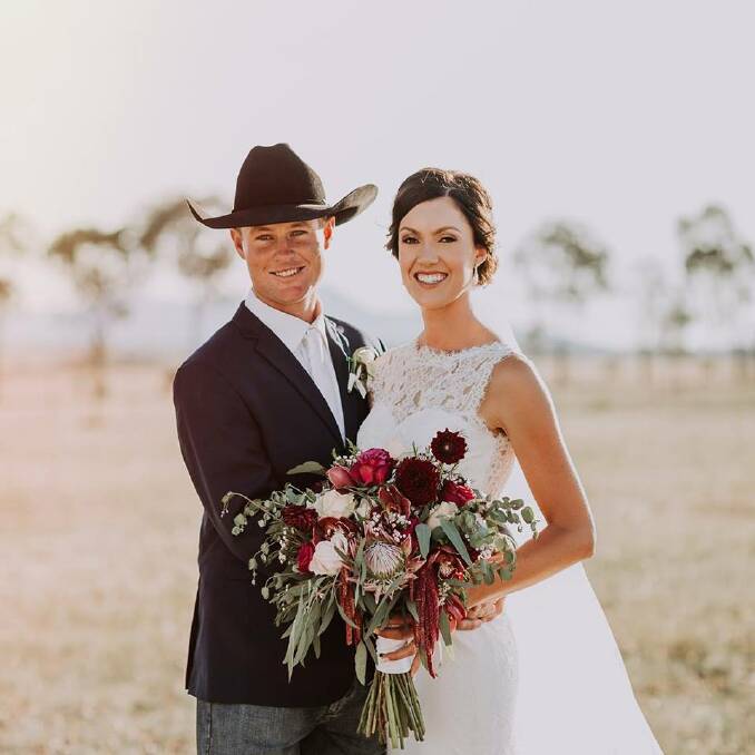 Luke and Jodi married at Tamworth Jockey Club on November 25 and are currently on their honeymoon. Photo: Facebook