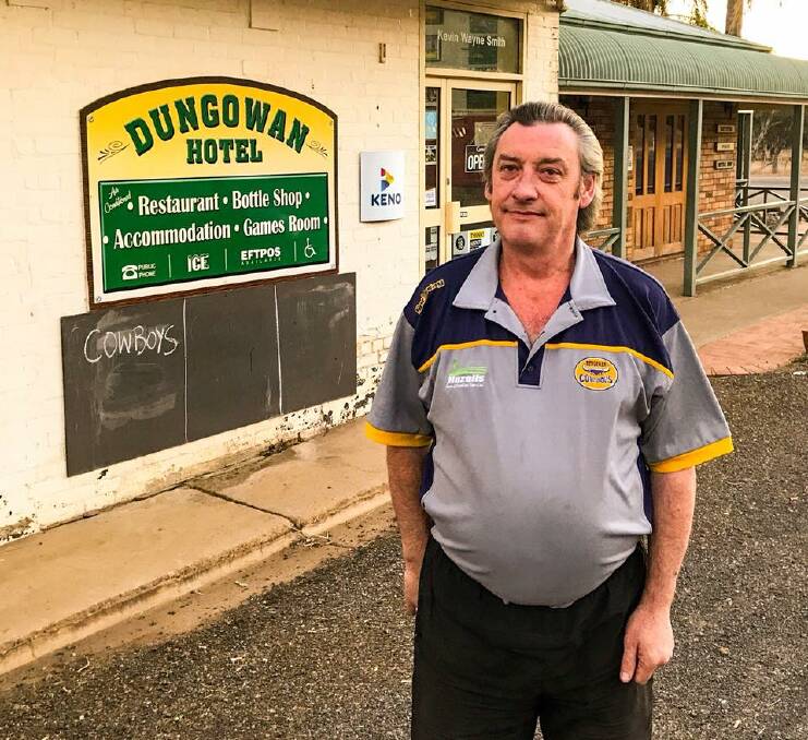 STALWART: Dungowan Hotel publican Kevin Smith has a lot of treasured memories linked to the Cowboys. Photo: Supplied