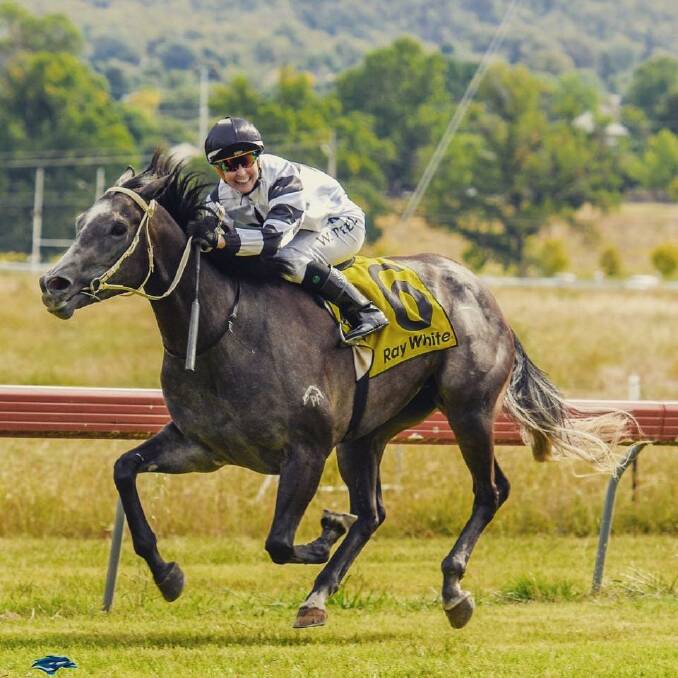 LOVING THIS: Peel wins February's Tumut Cup on Didnt Even Kiss Me. That same month she notched her first career win, aboard the same horse in the Tumbarumba Cup. 