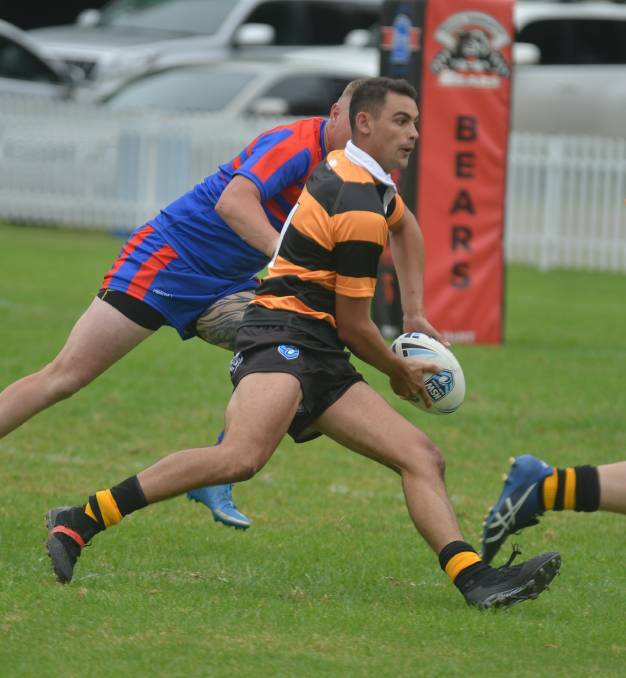 INFLUENTIAL: Tigers No 1 Bailey Taylor orchestrates a raid against the Knights. Photo: Mark Bode