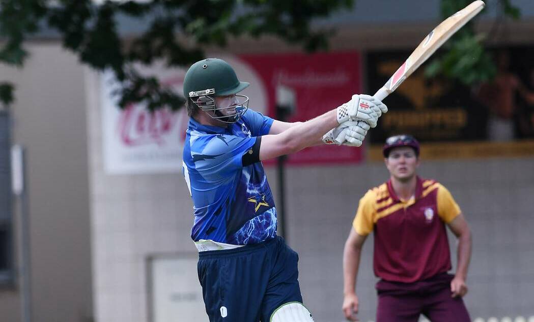 VETERAN KNOCK: Ben Middlebrook hit a 27-ball 50 not out in the Bolters' big win over the Macquarie Coast Stingers.  