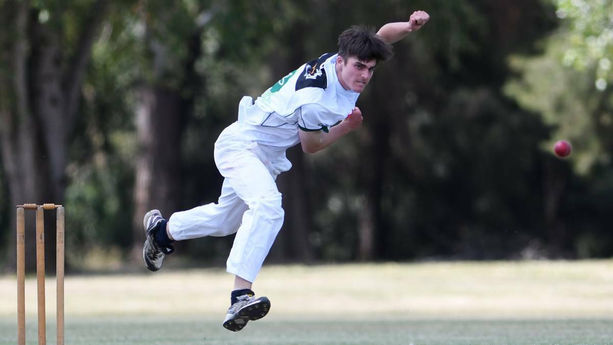 LETHAL: Moree quick Jack Montgomery has made the NSW CHS First XI.