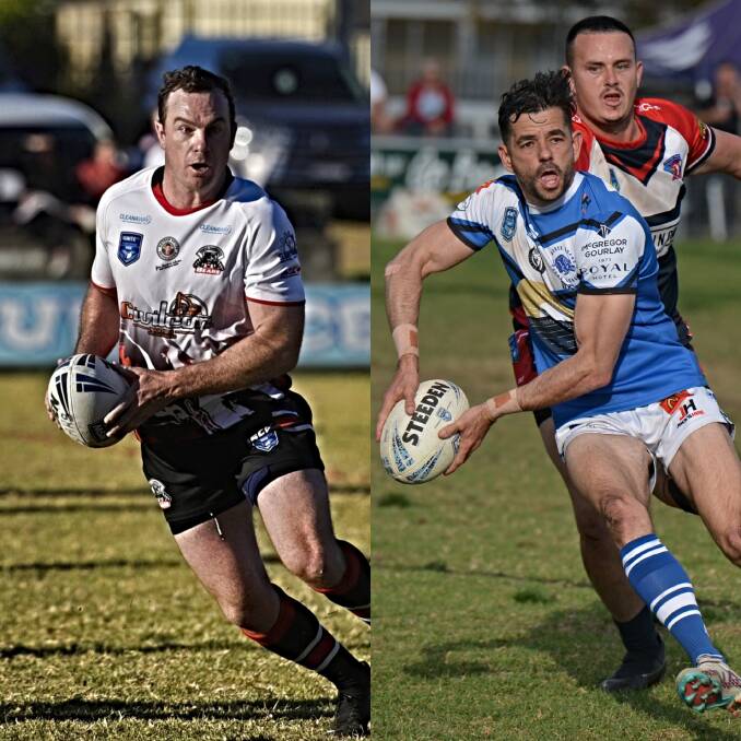 Scott Blanch and Mick Watton will lead North Tamworth and Moree, respectively, in today's grand final. 