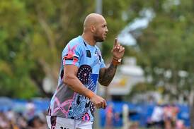 Former Blue Blake Ferguson was a star attraction at the Western Challenge in Moree. Picture by Mark Bode