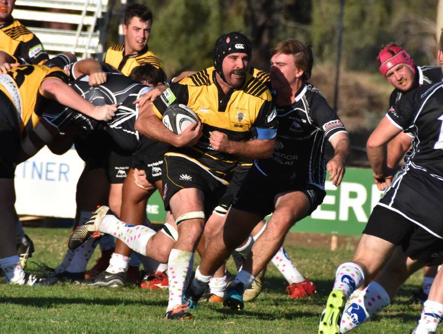 STAR ATTRACTION: Pirates skipper Conrad Starr scored two tries in the 24-10 defeat of Inverell on Saturday. 