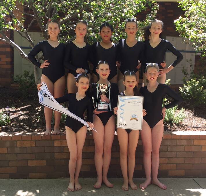 GOOD LUCK: APDA Dance Tamworth members who will compete at the national final this weekend. Photo: Supplied