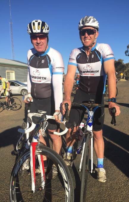 FAMILY AFFAIR: Father and son, Malcolm and Daniel Nash, are Tamworth Cycle Club's new captain and president, respectively. Photo: Supplied
