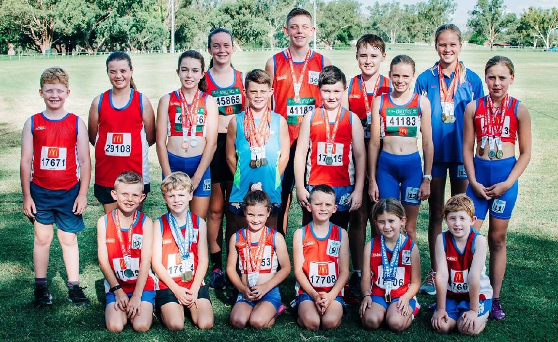 SHINING BRIGHT: Gunnedah's junior athletes starred at the recent regional titles and will now prepare for the state titles in Sydney. Photo: Supplied 