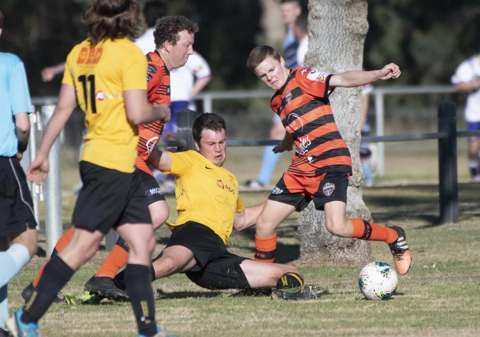 HIGH PRAISE: Pryor is one of Gunnedah FC's best-ever players, says the side's coach, Andy Cygan.