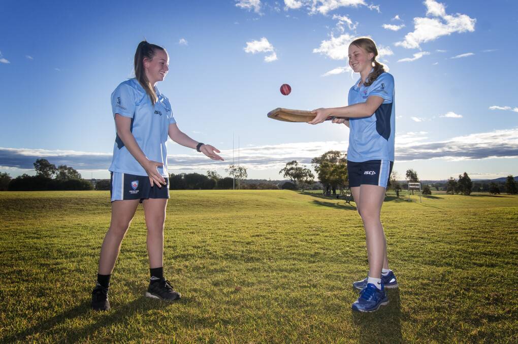 INVALUABLE: Tamworth teens Lara Graham and Deni Baker are set to savour one of the most exciting chapters of their young lives. Photo: Peter Hardin