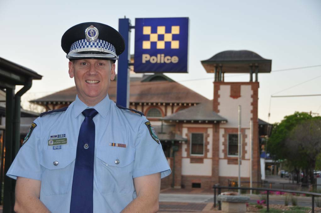 NEW CHAPTER: Central North Police District Commander, Superintendent Andrew Hurst is off to lead the Crime Prevention Command in Sydney. Photo: IAN COLE