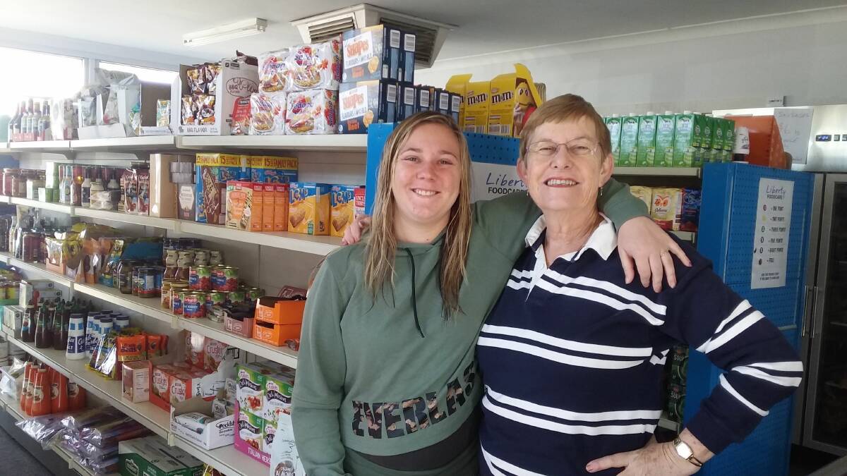 True support: Alex Wilkes and Barbara Whitham at Liberty Foodcare.
