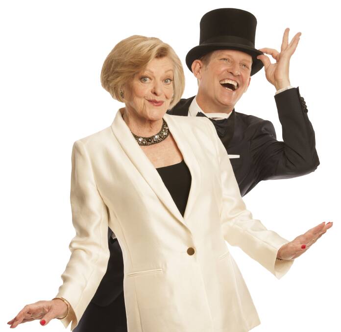 Colourful event: Nancye Hayes and Todd McKenney share their own brand of entertainment magic in Bosom Buddies.