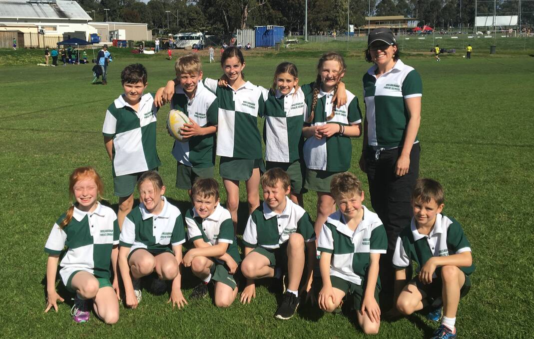 Wallabadah Public School: Touch Football Team members who went to Sydney for the Small Schools PSSA Touch Football Finals.