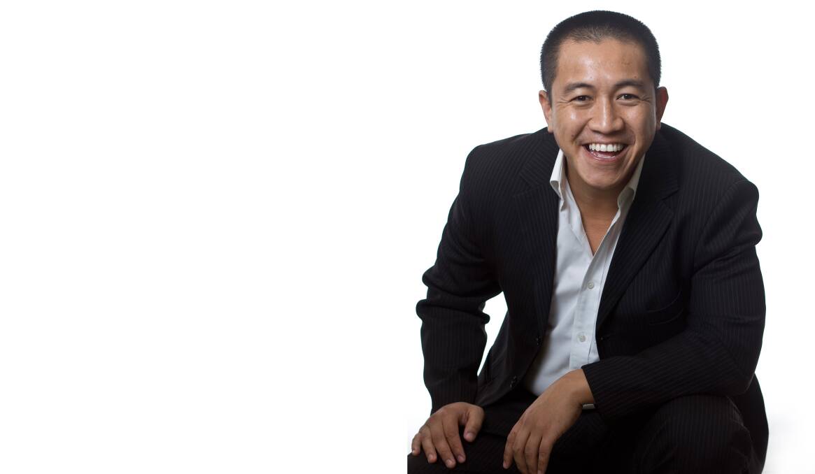 Life lessons: Anh Do is bringing his mix of sadness and laughter to Tamworth with his new show Anh Do The Happiest Refugee Live.