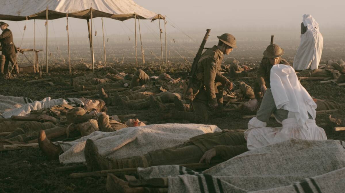 Many soldiers lie dead and wounded in Before Dawn. Picture supplied