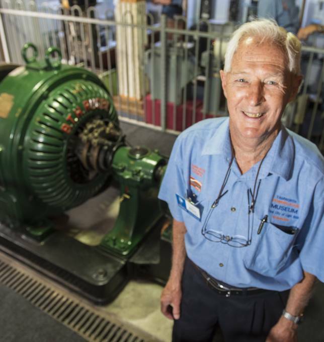 PASSIONATE SUPPORT: Powerstation Museum volunteer Brian Newall in 2016. Photo: Peter Hardin
