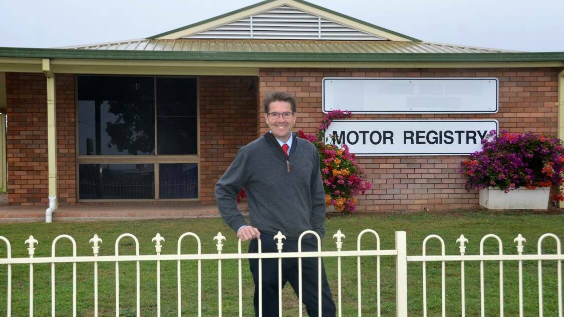 SERVICE NSW PUSH: Tamworth MP Kevin Anderson is calling for slated Gunnedah RTA upgrades to be fast tracked to 2017 by launching public survey. Photo: Ashley Gardner.