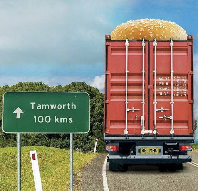 FAST FOOD: Add another place to the Big Things map as Big Mac heads to Tamworth. Photo: I Love Tamworth/Instagram