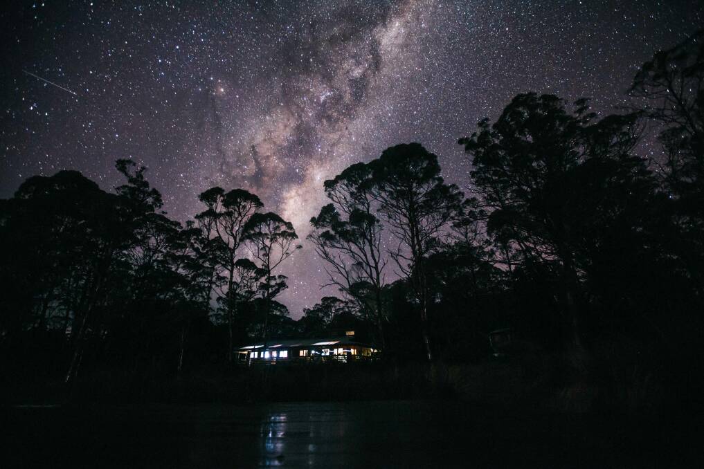 David Lennon photographs the night skies near Cradle Mountain
