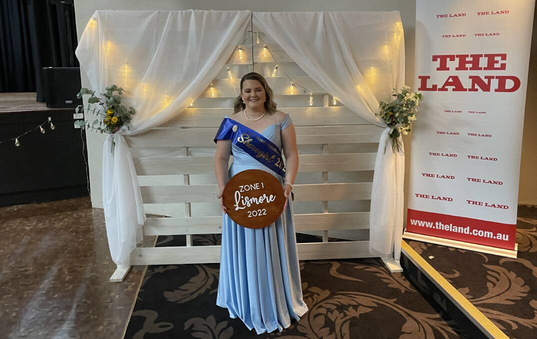 Lismore showgirl and zone one Young Woman of the year, Jenna Robinson, has survived two floods and helped with the massive clean-up and looks forward to a break from routine to compete for the state title at Sydney Royal this week. 
