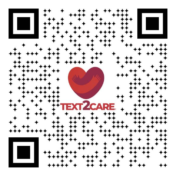 Scan the QR code to find out more about Mandurah business-with-a-cause, Text2Care.
