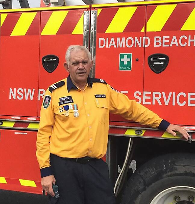 Captain Leo Fransen. Picture by NSW RFS on Facebook