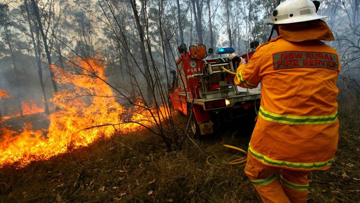 HIGH ALERT: Local RFS crews are urging locals to be ready as the region heads for a hot weekend with a very-high fire danger. Photo: File photo