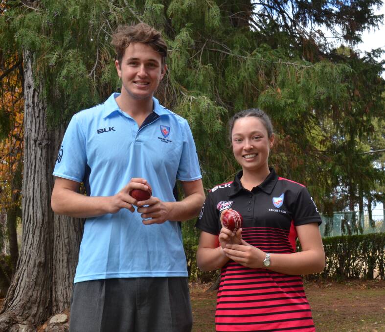 RISING TO THE TOP: Jackson Gwynne and Vanessa Simpson have been named in the preliminary ACT/NSW Country squads, as they eye national championship berths.