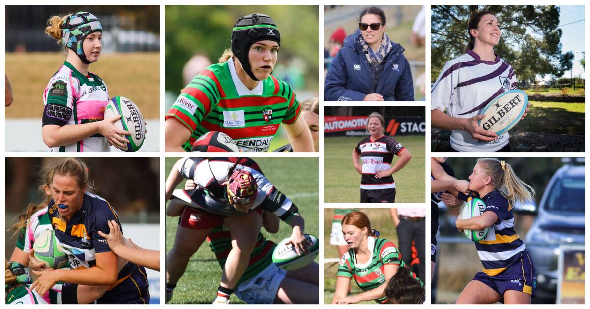 HISTORIC: Members of the New England Rugby Union women's sub-committee.