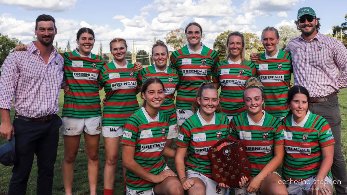ON THE IMPROVE: The St Albert's College women took out the Blues knockout trophy. Photo: Catherine Stephen. 