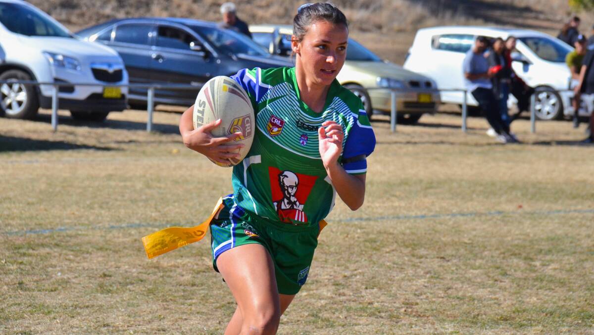 KEY PLAYER: The competition's leading try-scorer Taneika Landsborough will take the field against the Moree Boars in Glen Innes on Sunday. 