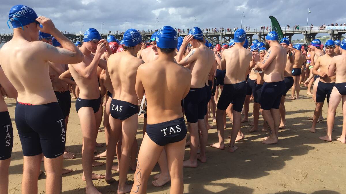 RECORD: More than 70 swimmers from TAS will take part in the Coffs Ocean Swim on Sunday.