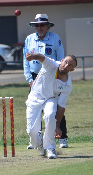 STANDOUT: Servies' skipper John Elliot "bowled exceptionally well according to City captain Karl Triebe. 