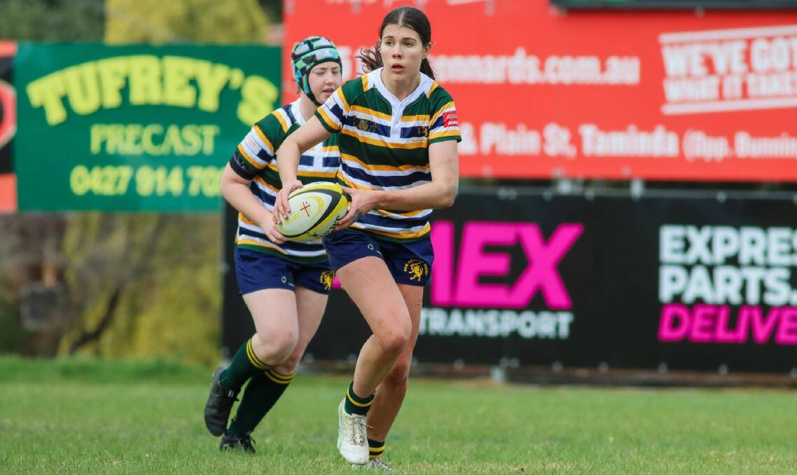 Clare Harpley has been selected in Rugby Australia and UniSport Australia's University Women's 7s Rising Stars squad. Picture by Catherine Stephen