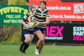 Clare Harpley has been selected in Rugby Australia and UniSport Australia's University Women's 7s Rising Stars squad. Picture by Catherine Stephen