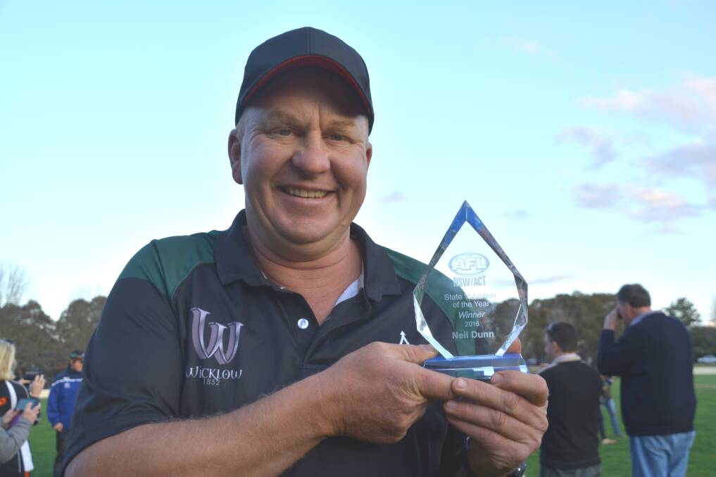 RECOGNITION: New England Nomads' Neil Dunn has been nominated for Volunteer Director of the Year at the NSW Sports Awards. 
