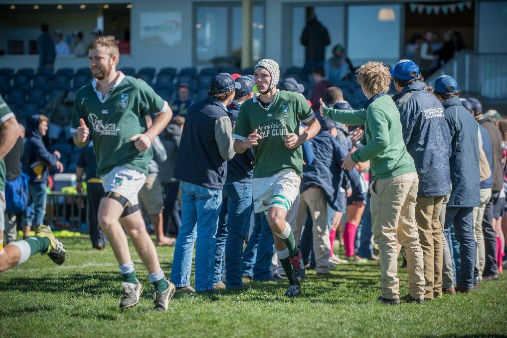 CHAMPION: Walcha local Jordon Wiggins will be honoured at the Robb versus Albies clash in Armidale this Saturday. Photo: Robb Rugby Club's Facebook page. 