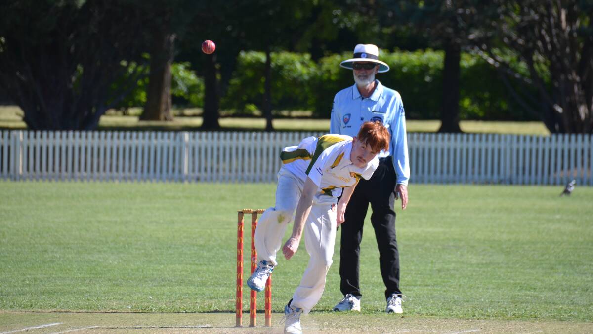 DEBUT SEASON: Liam Neeson has been a welcome addition to the Hillgrove's first grade bowling line-up this year. 